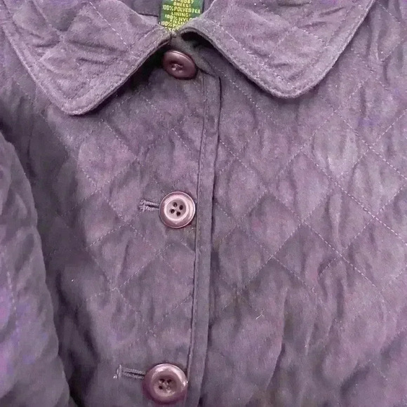 Cabela's Poly Down Vest Plum Purple Lined Women's Size Medium Regular - Picture 4 of 5